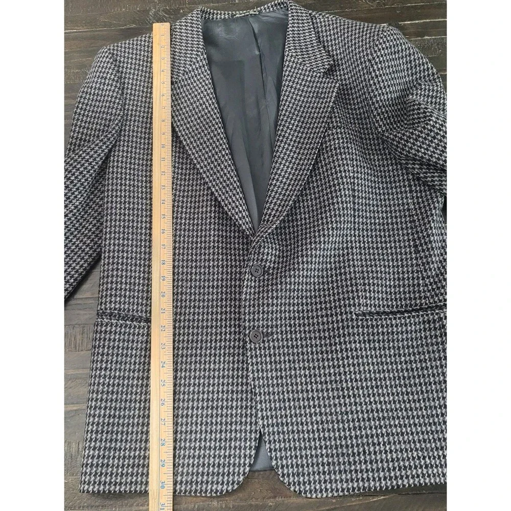 VALENTINO UOMO Made in Italy VTG Cashmere, Virgin Wool Blazer Jacket Size 44 R